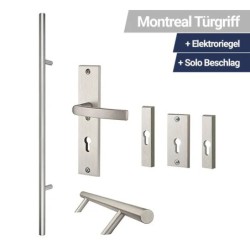Montreal Türgriff Traverse + Elektroriegel + Solo Beschlag